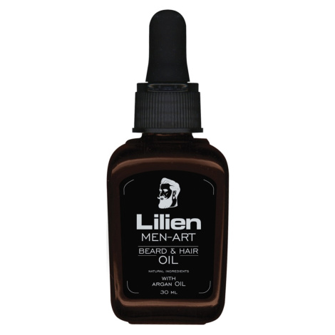 Lilien MEN-ART olej na vlasy a fúzy - Black 30 ml