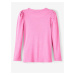 Ružové dievčenské tričko s dlhým rukávom name it Lilde