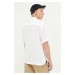 Bavlnená košeľa Abercrombie & Fitch pánska, biela farba, regular