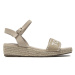 Tommy Hilfiger Espadrilky Rope Wedge Sandal T3A7-33287-0890 S Béžová