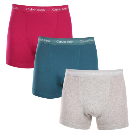 3PACK pánske boxerky Calvin Klein viacfarebné (U2662G-MXA)