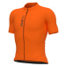 ALÉ Cyklistický dres s krátkym rukávom - PRAGMA COLOR BLOCK - oranžová