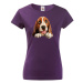 Dámské tričko Basset - tričko pre milovníkov psov