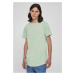 Shaped long t-shirt vintagegreen