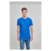 Long T-shirt in the shape of bright blue