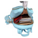 Miss Lulu roztomilý dizajnový batôžtek - modrý - 4L