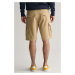 ŠORTKY GANT RELAXED TWILL CARGO SHORTS DARK KHAKI