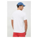Bavlnené tričko Polo Ralph Lauren biela farba, s nášivkou