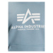 Alpha Industries Mikina Basic Hoody Small Logo Modrá Regular Fit