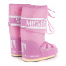 Dievčenské vysoké zimné topánky MOON BOOT Icon Nylon Jr pink