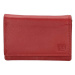 Červená praktická kožená peňaženka &quot;Collect&quot;