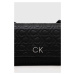 Listová kabelka Calvin Klein čierna farba