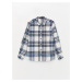 LC Waikiki Men's Regular Fit Long Sleeve Lumberjack Shirt Jacket