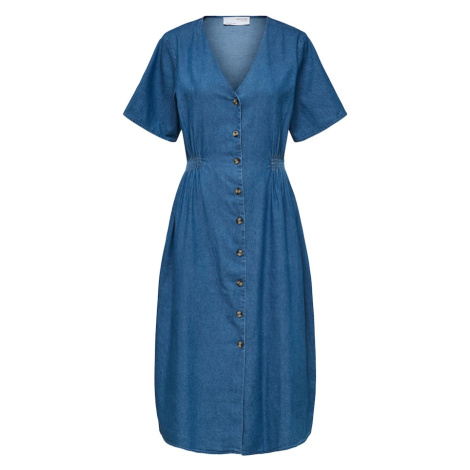 SELECTED FEMME Košeľové šaty 'Clarisa'  modrá