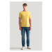 TRIČKO GANT REG SHIELD SS T-SHIRT PARCHMENT YELLOW