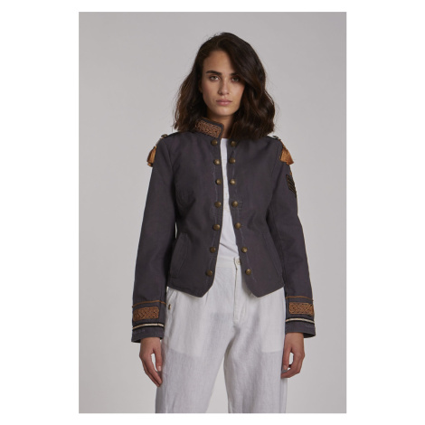 Sako La Martina Woman Jacket Cotton Twill Šedá