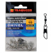 Trabucco obratlík s karabínou barbel safety snap 12 ks-veľkosť 6