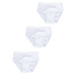 Yoclub Bavlnené dievčenské nohavičky 3-Pack BMD-0038G-AA10 White