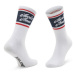 Jack&Jones Súprava 5 párov vysokých pánskych ponožiek Roger 12205302 Biela