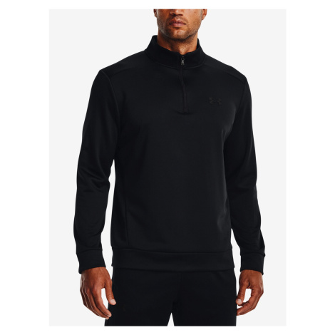 Men's Under Armour UA Armour Fleece 1/4 Zip-BLK Sweatshirt