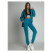 Turquoise women's insulated tracksuit
