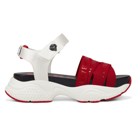Ed Hardy  Overlap sandal red/white  Sandále Červená