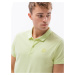 Ombre Polo tričká S1374 Lime