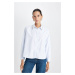 DEFACTO Oversize Fit Oxford Long Sleeve Shirt