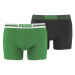 PUMA Pán. boxerkové šortky Placed Logo B Farba: Zelená