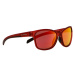 BLIZZARD-Sun glasses POLSF702140, rubber trans. dark red, Červená