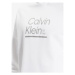 Calvin Klein Mikina Contrast Line Logo K10K111569 Biela Regular Fit