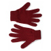 Vasky vlnené rukavice Merino Red - Dámske i pánske rukavice červené z merino vlny
