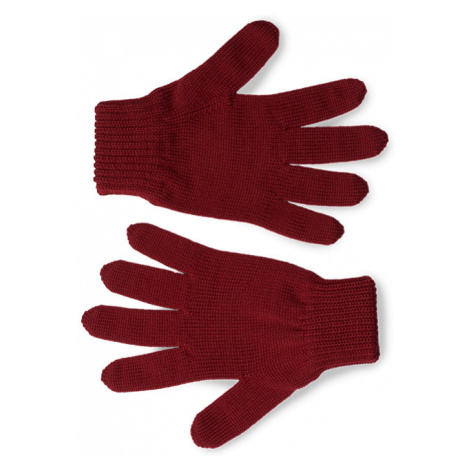 Vasky vlnené rukavice Merino Red - Dámske i pánske rukavice červené z merino vlny