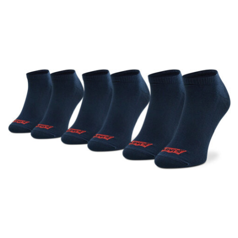 Levi's® Súprava 3 párov nízkych členkových ponožiek 903050001 Tmavomodrá Levi´s