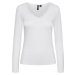 Pieces Dámske tričko PCBARBERA Standard Fit 17141053 Bright White XS