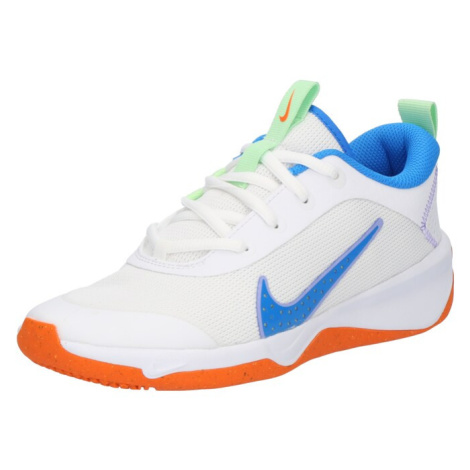 NIKE Športová obuv 'Omni Multi-Court'  modrá / limetová / biela