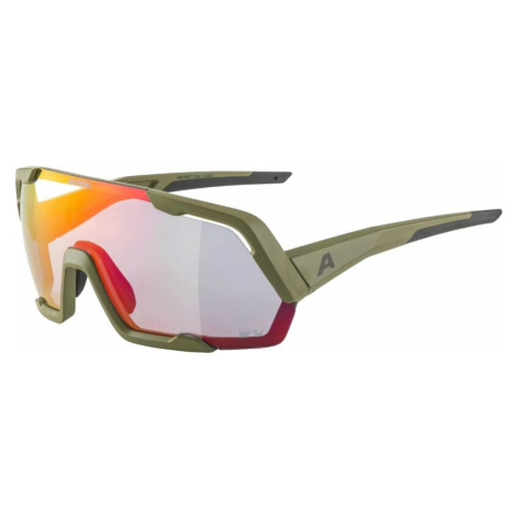 Alpina Rocket QV Olive Matt/Rainbow Cyklistické okuliare