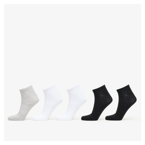 Urban Classics No Show Socks 5-Pack Black/ White/ Grey