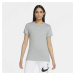 Tričko Nike Women's T-Shirt Dk Grey Heather/ White