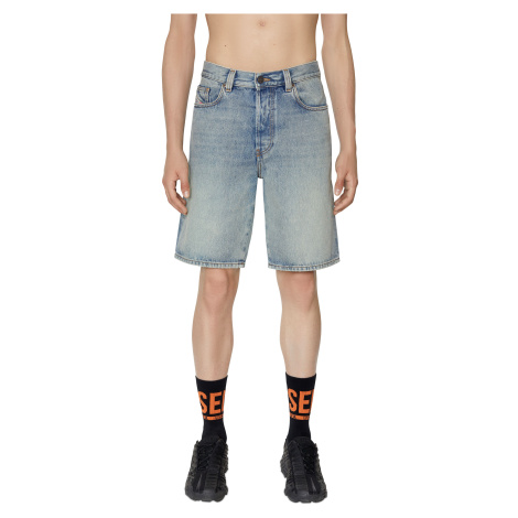 Diesel Krátke nohavice - REGULAR-SHORT SHORTS modré