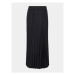 Vero Moda Plisovaná sukňa 10303169 Čierna Regular Fit