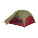 MSR FreeLite 3-Person Ultralight Backpacking Tent Green/Red Stan