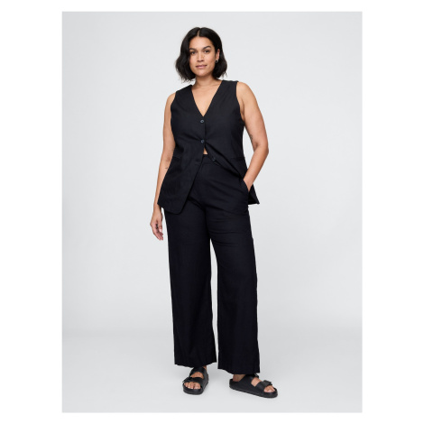 GAP Linen Straight Trousers - Women's