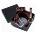 Ombre Men's leather accessories set