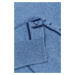 Mikina Karl Lagerfeld Cashmere Logo Hoodie Modrá