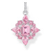 Thomas Sabo PE963-051-9 Silver pendant with pink coloured stones