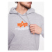 Alpha Industries Mikina Basic Hoody Rubber 178312RB Sivá Regular Fit