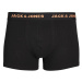 JACK & JONES Boxerky 'CHRIS'  námornícka modrá / oranžová / ružová / čierna