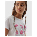 Girls' 4F Organic Cotton T-Shirt - White