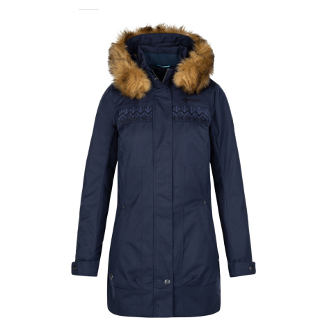 Kilpi PERU-W Dámsky zimný kabát SL0125KI Tmavomodrá